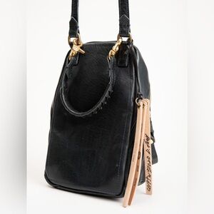 Cornelian Taurus 
turtle shoulder mini bag - black